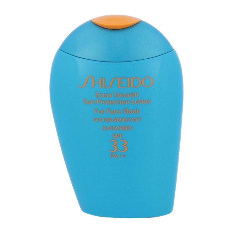 Shiseido Extra Smooth Sun Protection SPF33 Opalovací přípravek na obličej pro ženy 100 ml tester
