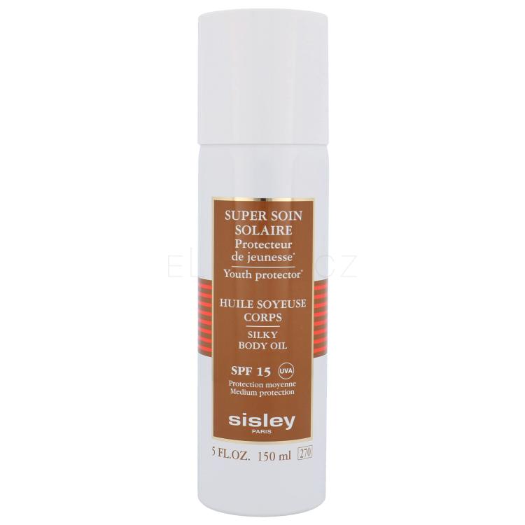 Sisley Silky Body Oil Sun Care SPF15 Opalovací přípravek na tělo pro ženy 150 ml tester