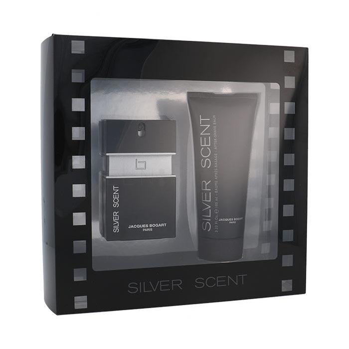 Jacques Bogart Silver Scent Dárková kazeta toaletní voda 50 ml + balzám po holení 100 ml
