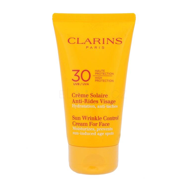 Clarins Sun Wrinkle Control SPF30 Opalovací přípravek na obličej pro ženy 75 ml tester