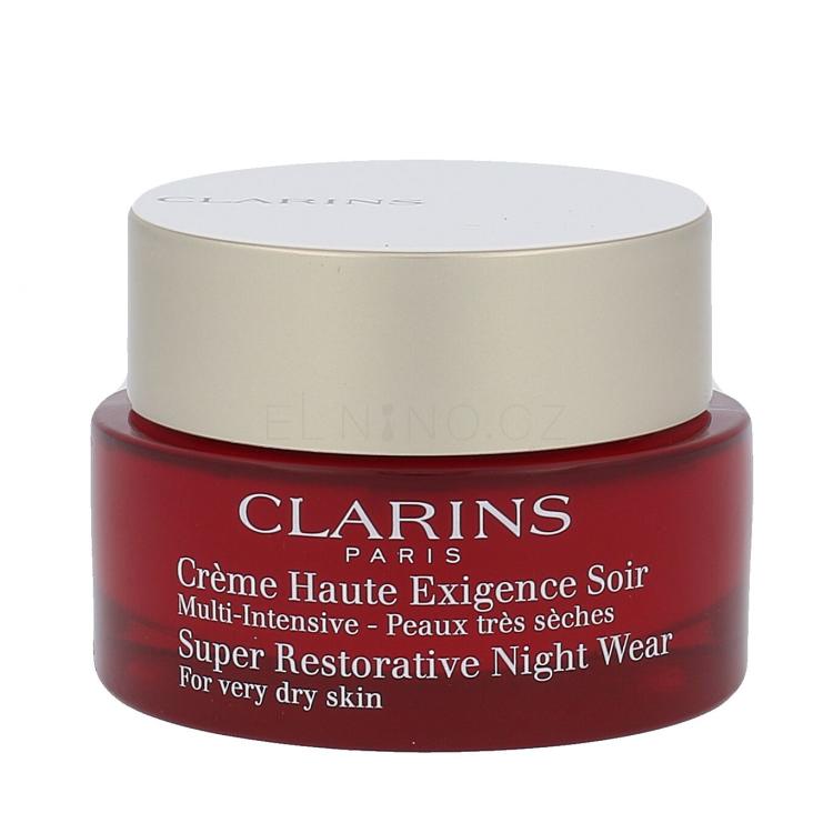 Clarins Super Restorative Night Wear Noční pleťový krém pro ženy 50 ml tester