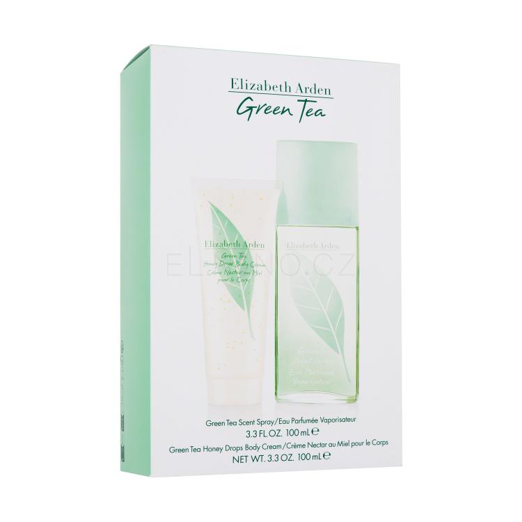 Elizabeth Arden Green Tea SET1 Dárková kazeta toaletní voda 100 ml + tělový krém Honey Drops 100 ml
