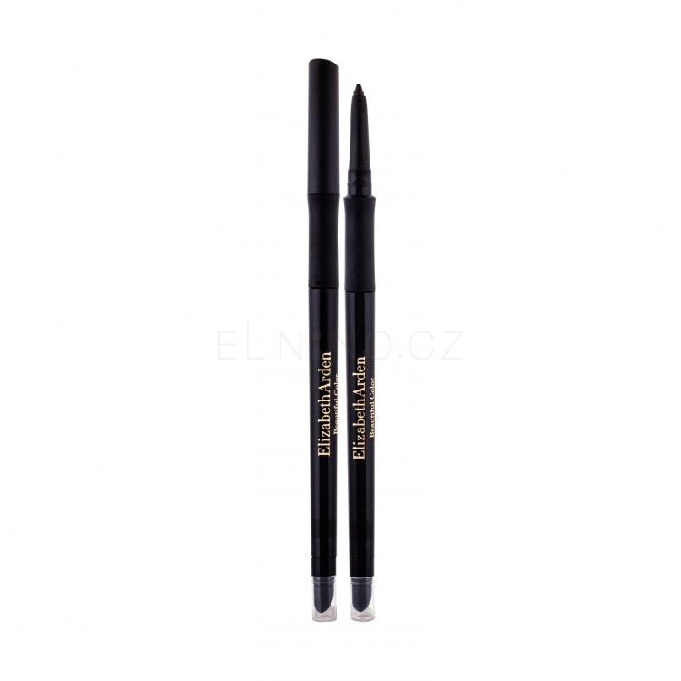 Elizabeth Arden Beautiful Color Precision Glide Tužka na oči pro ženy 0,35 g Odstín 01 Black Velvet
