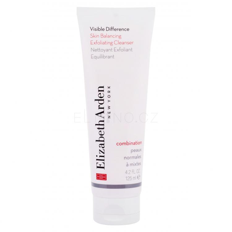 Elizabeth Arden Visible Difference Skin Balancing Cleanser Peeling pro ženy 125 ml