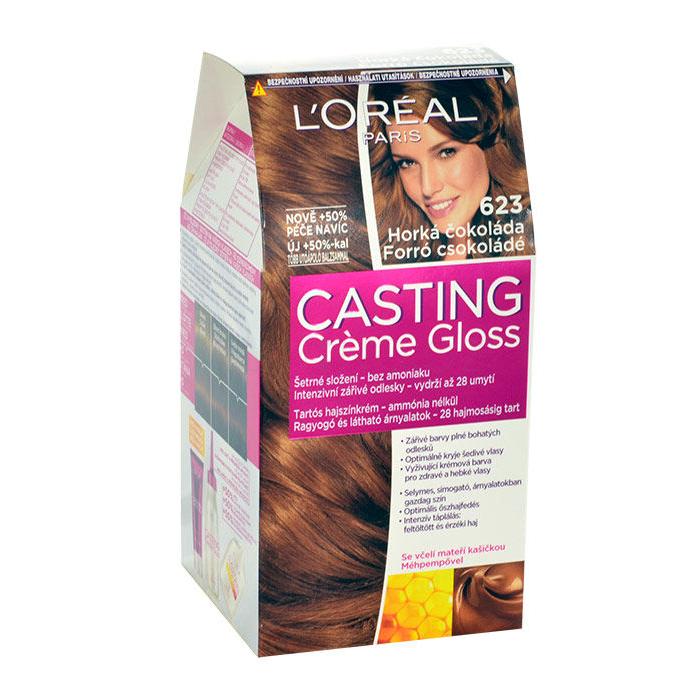 L&#039;Oréal Paris Casting Creme Gloss Barva na vlasy pro ženy 48 ml Odstín 623 Hot Chocolate