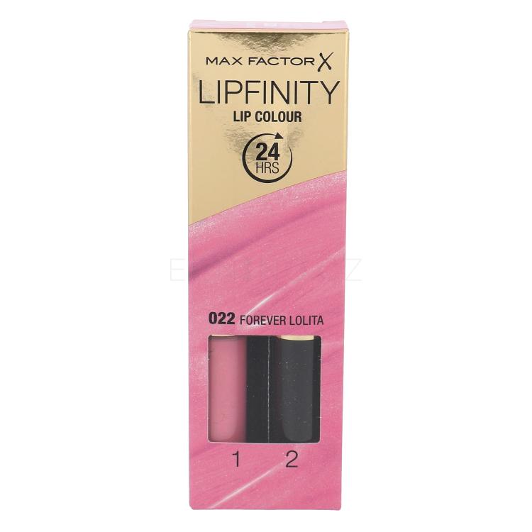 Max Factor Lipfinity Lip Colour Rtěnka pro ženy 4,2 g Odstín 022 Forever Lolita
