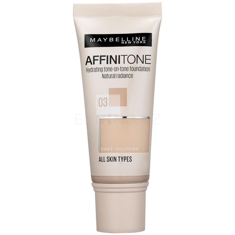 Maybelline Affinitone Make-up pro ženy 30 ml Odstín 03 Light Sand Beige