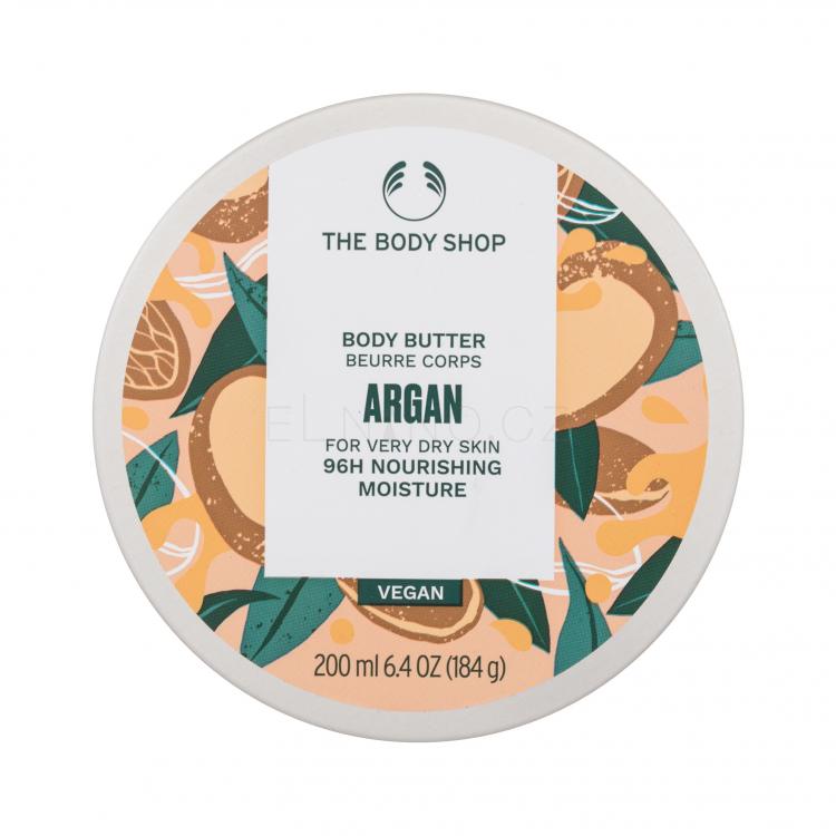The Body Shop Wild Argan Oil Tělové máslo pro ženy 200 ml