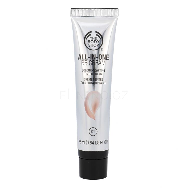 The Body Shop All-In-One BB krém pro ženy 25 ml Odstín 01 Lighter Skin Tones