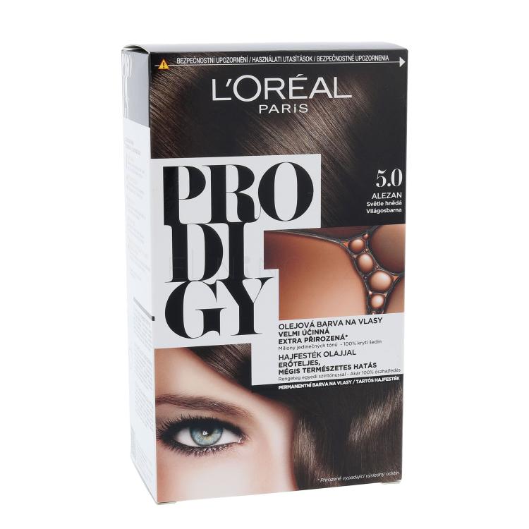L&#039;Oréal Paris Prodigy Barva na vlasy pro ženy 1 ks Odstín 5.0 Alezan