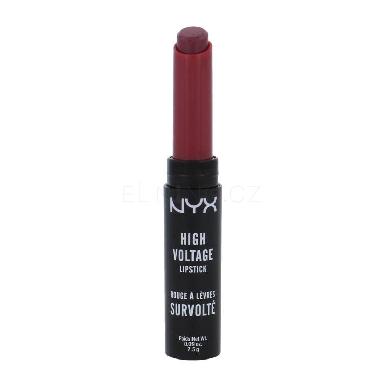 NYX Professional Makeup High Voltage Rtěnka pro ženy 2,5 g Odstín 02 Wine &amp; Dine