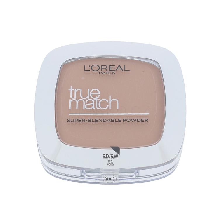 L&#039;Oréal Paris True Match Pudr pro ženy 9 g Odstín D6-W6 Honey