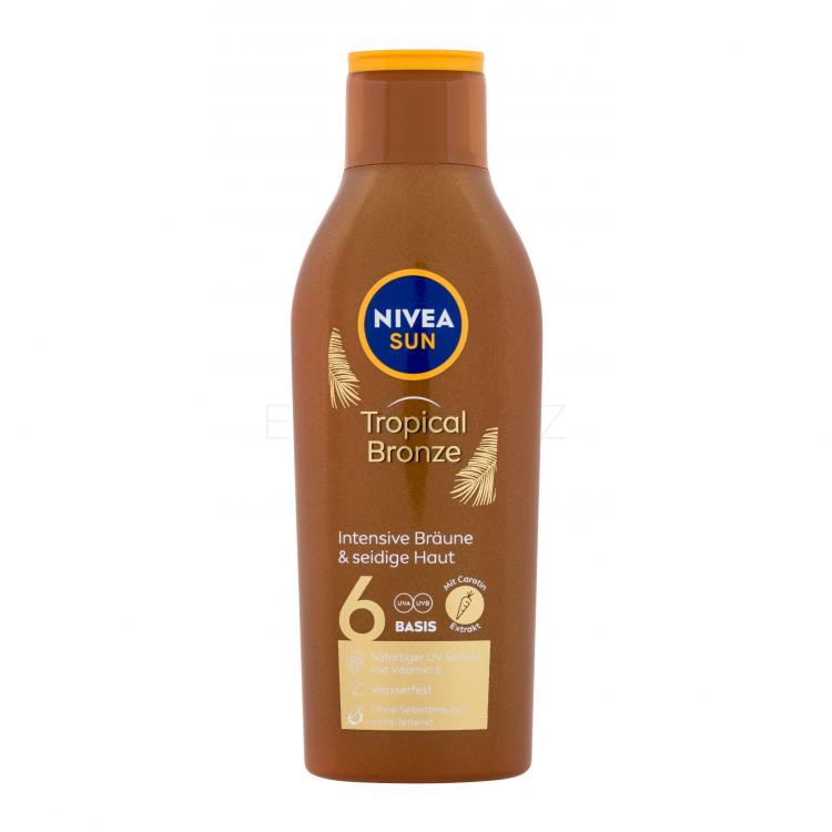 Nivea Sun Tropical Bronze Milk SPF6 Opalovací přípravek na tělo 200 ml