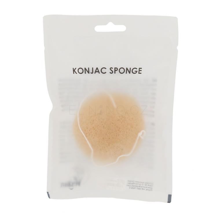 Sefiros Konjac Sponge Čisticí kartáček pro ženy 1 ks Odstín Sand Yellow