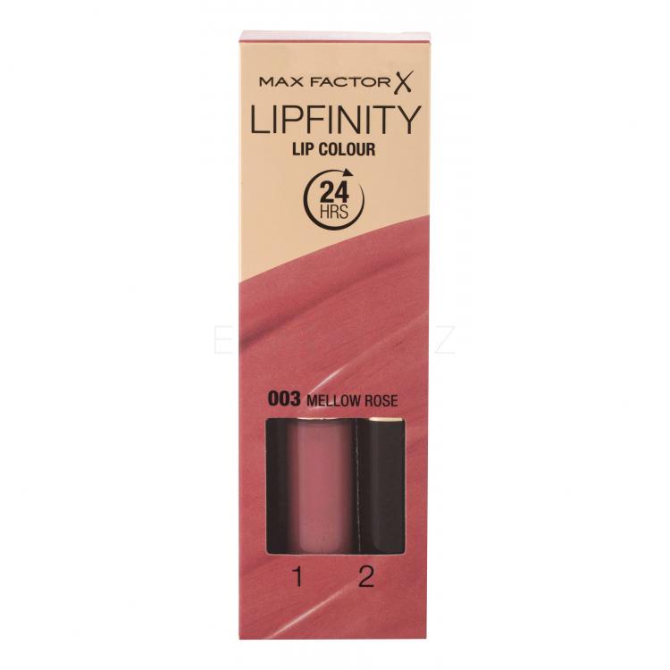 Max Factor Lipfinity 24HRS Lip Colour Rtěnka pro ženy 4,2 g Odstín 003 Mellow Rose