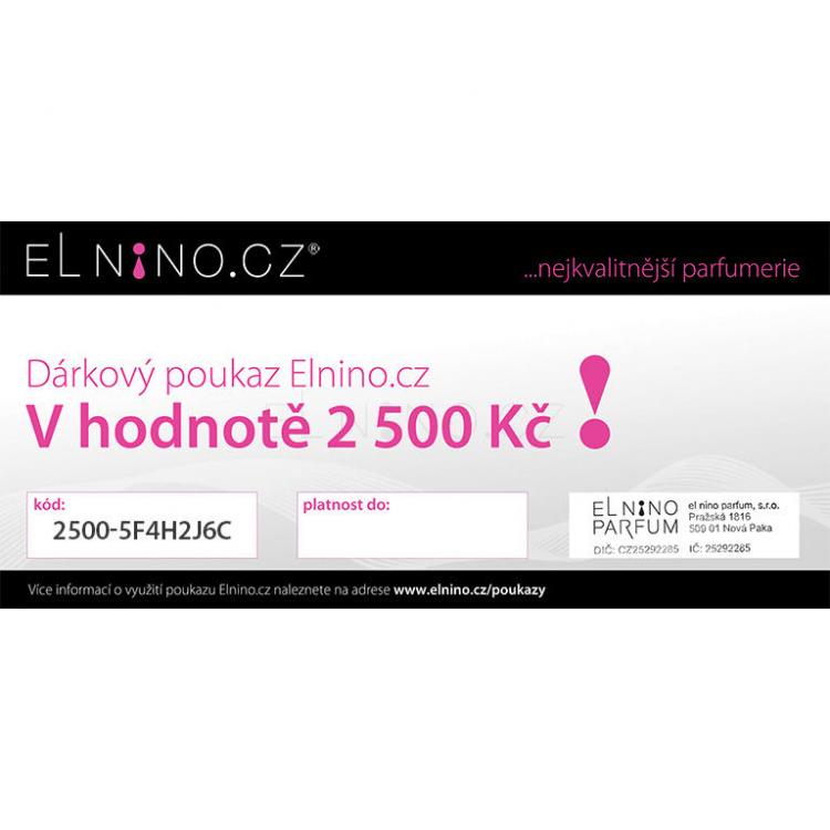 SLEVA Dárkový poukaz elektronický Dárkový poukaz 2500 Kč