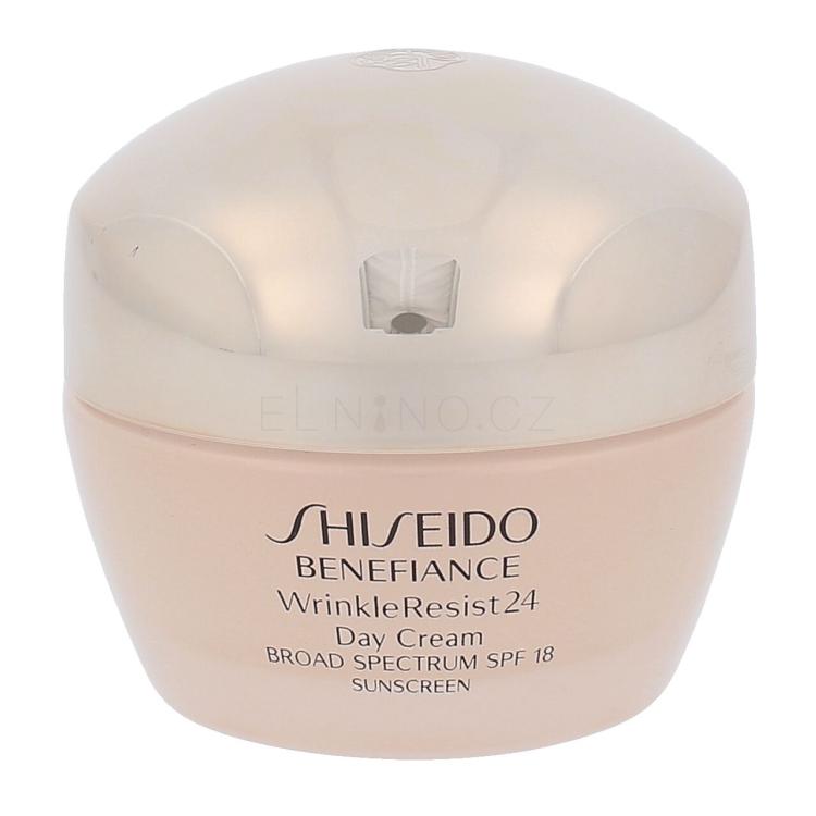 Shiseido Benefiance Wrinkle Resist 24 SPF18 Denní pleťový krém pro ženy 50 ml tester