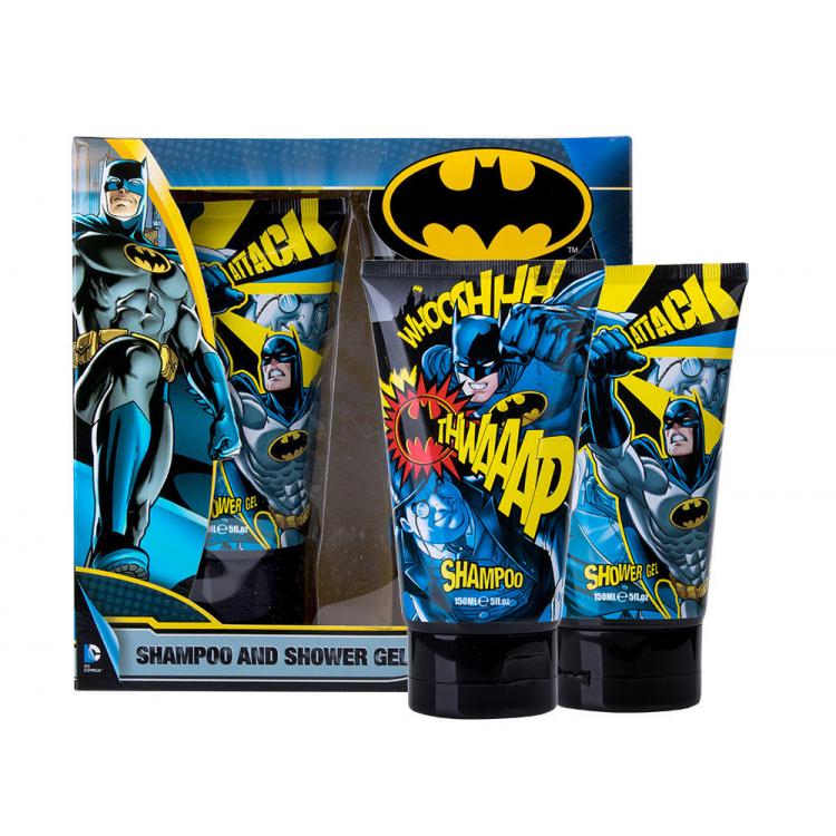 DC Comics Batman Dárková kazeta sprchový gel 150 ml + šampon 150 ml
