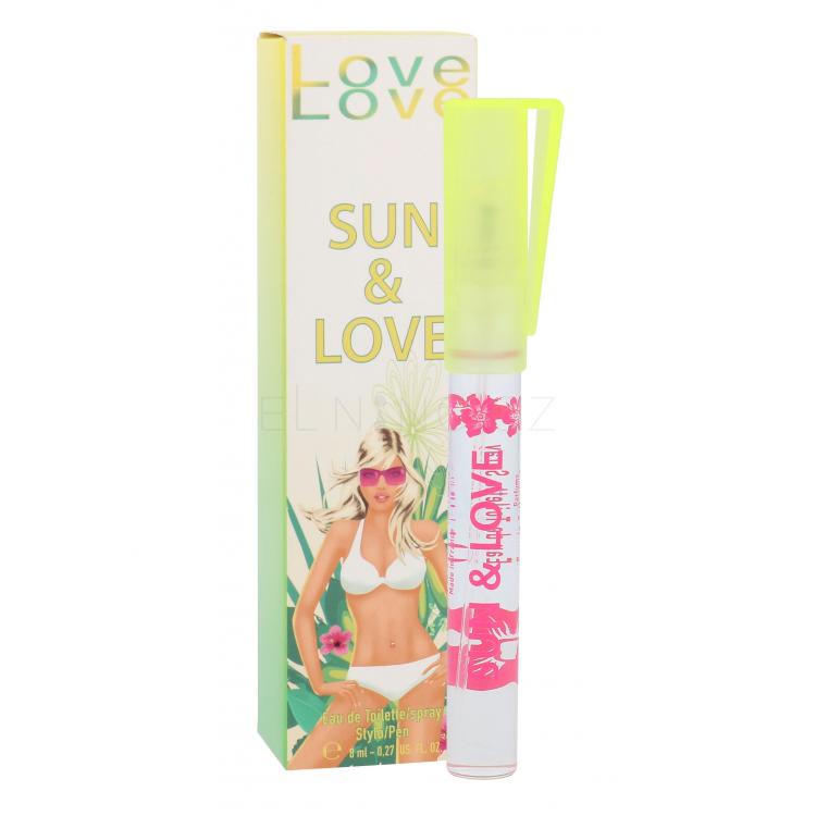 Love Love Sun &amp; Love Toaletní voda pro ženy 8 ml