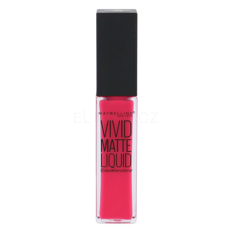 Maybelline Color Sensational Vivid Matte Liquid Rtěnka pro ženy 8 ml Odstín 15 Electric Pink