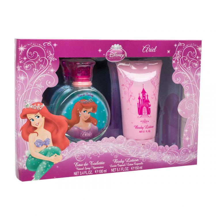 Disney Princess Ariel Dárková kazeta toaletní voda 100 ml + tělové mléko 150 ml