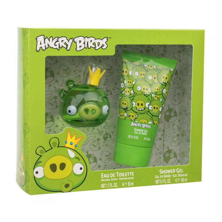 Angry Birds Angry Birds King Pig Dárková kazeta toaletní voda 50 ml + sprchový gel 150 ml