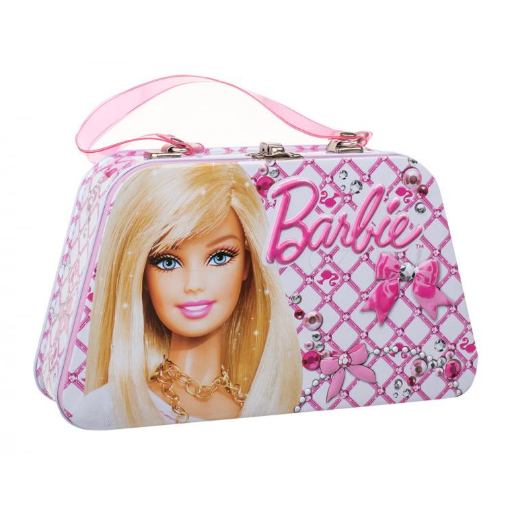 Barbie Barbie Dárková kazeta toaletní voda 50 ml + tetování + plechová krabička