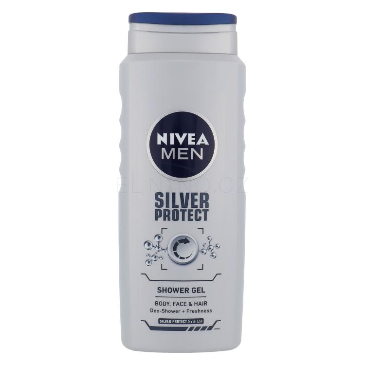 Nivea Men Silver Protect Sprchový gel pro muže 500 ml