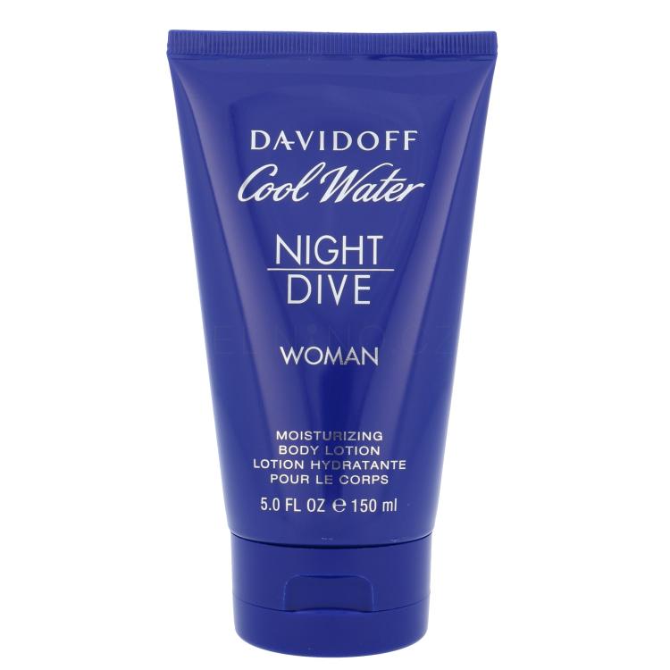 Davidoff Cool Water Night Dive Woman Tělové mléko pro ženy 150 ml poškozená krabička