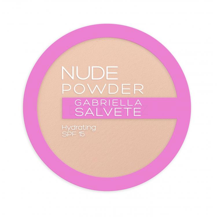 Gabriella Salvete Nude Powder SPF15 Pudr pro ženy 8 g Odstín 02 Light Nude