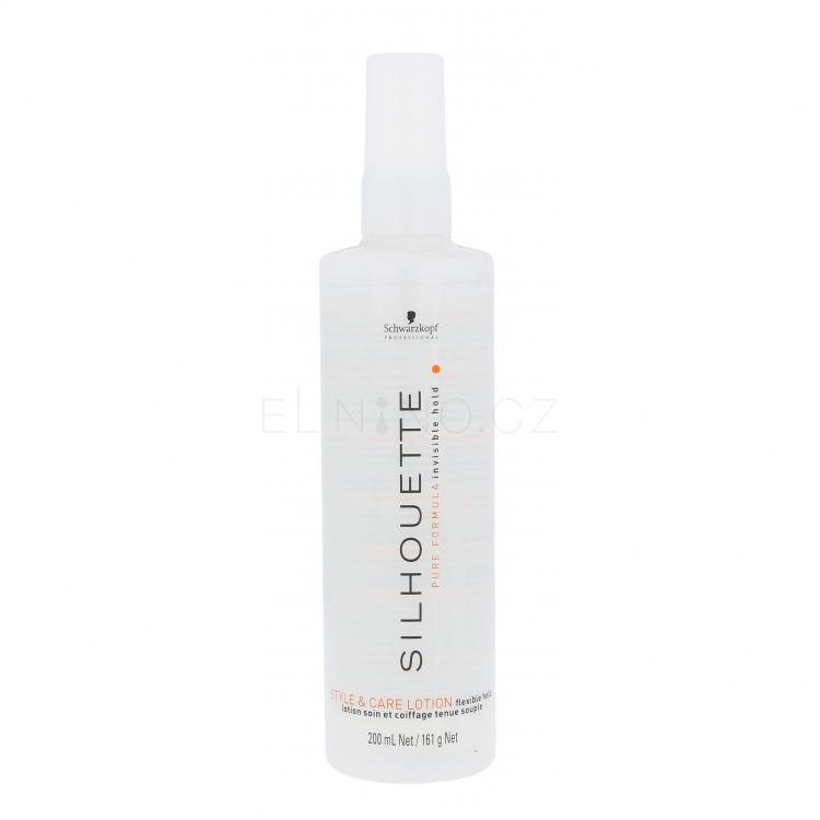 Schwarzkopf Professional Silhouette Styling &amp; Care Lotion Pro objem vlasů pro ženy 200 ml poškozený flakon