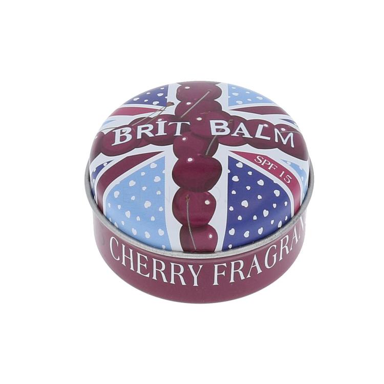 The Lip Gloss Company Brit Balm SPF15 Balzám na rty pro ženy 15 g Odstín Cherry