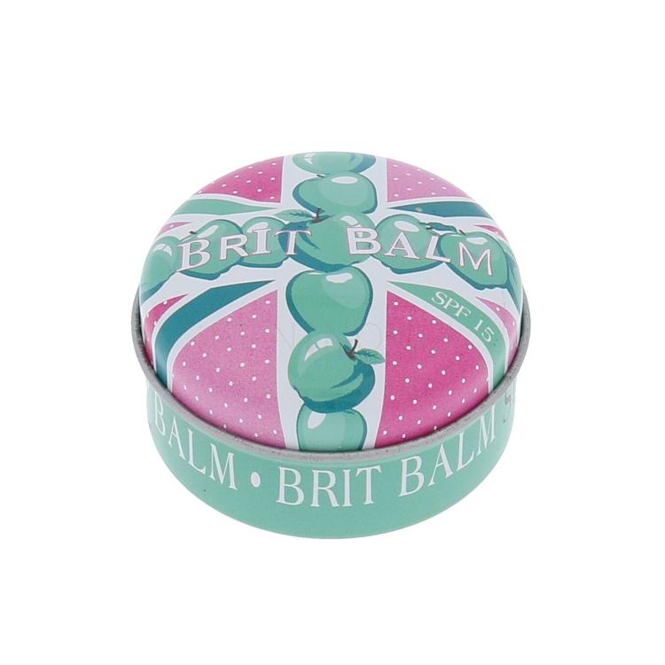 The Lip Gloss Company Brit Balm SPF15 Balzám na rty pro ženy 15 g Odstín Apple