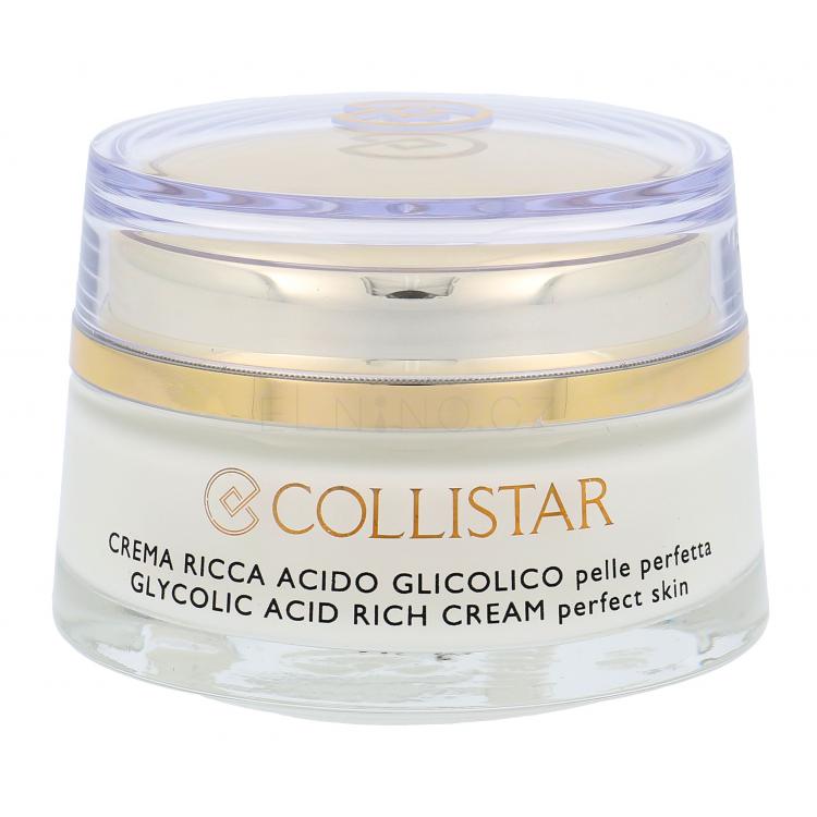 Collistar Pure Actives Glycolic Acid Rich Cream Denní pleťový krém pro ženy 50 ml