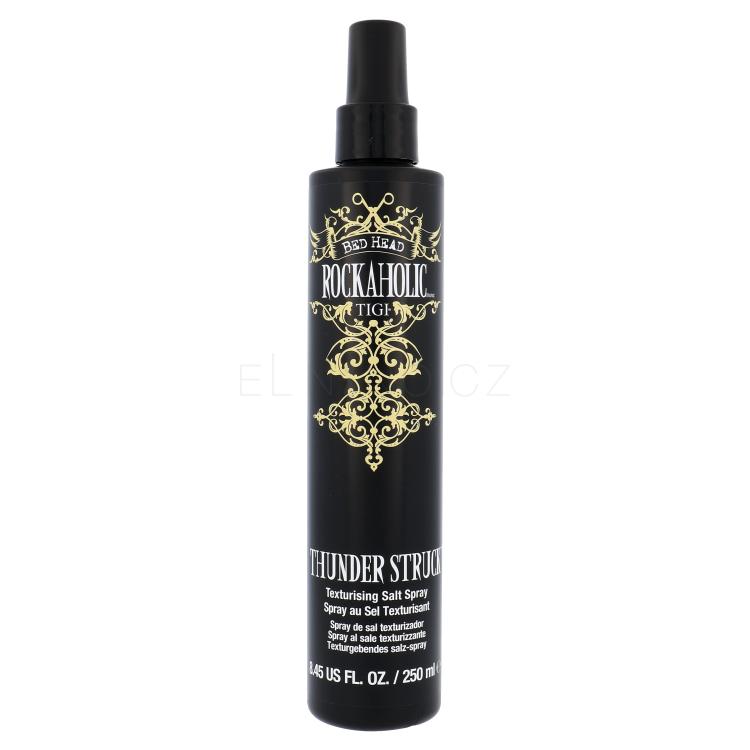 Tigi Rockaholic Thunder Struck Texturising Salt Spray Pro definici a tvar vlasů pro ženy 250 ml