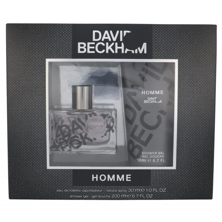 David Beckham Homme Dárková kazeta toaletní voda 30 ml + sprchový gel 200 ml