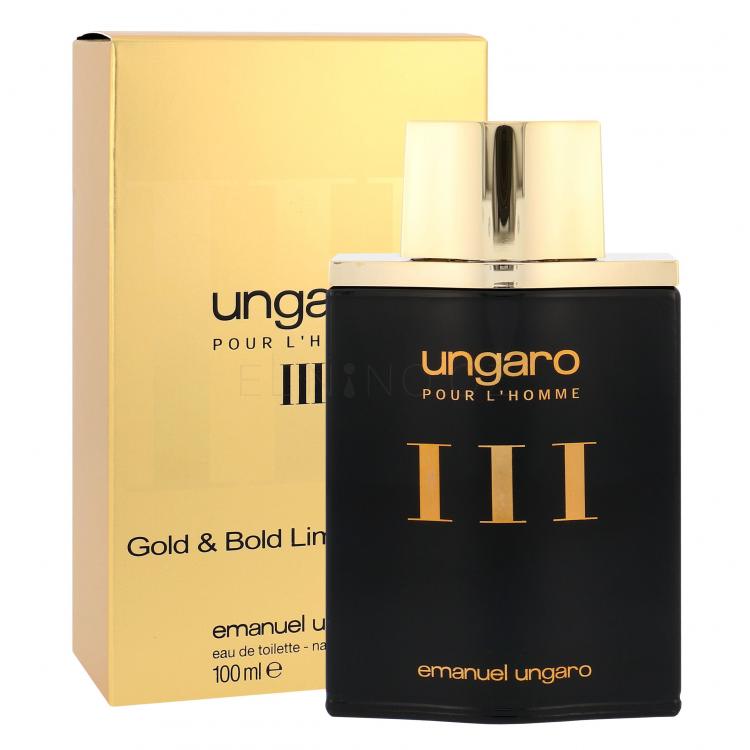 Emanuel Ungaro Ungaro Pour L´Homme III Gold &amp; Bold Limited Edition Toaletní voda pro muže 100 ml