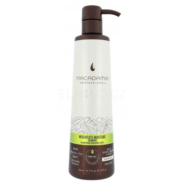 Macadamia Professional Weightless Moisture Šampon pro ženy 500 ml