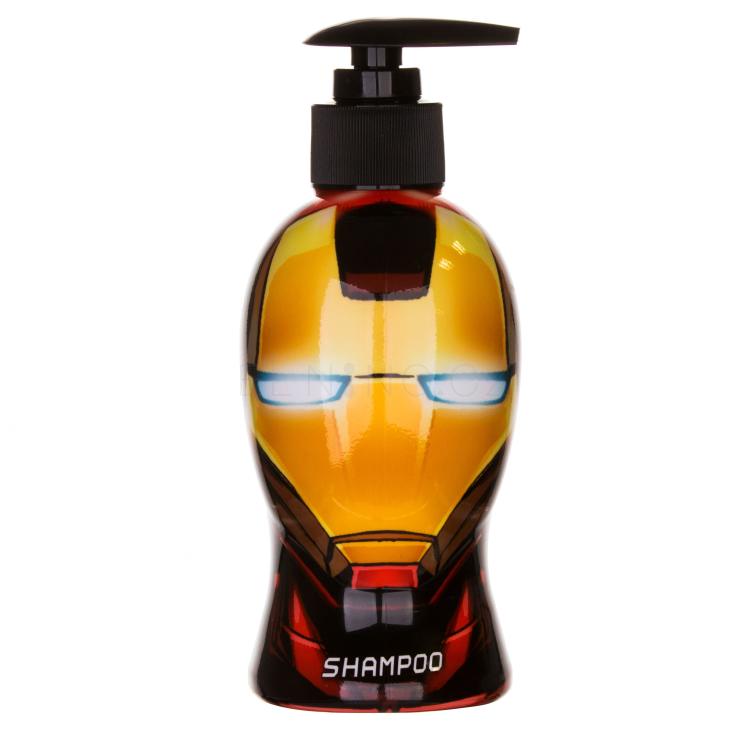 Marvel Avengers Iron Man Šampon pro děti 300 ml poškozený flakon