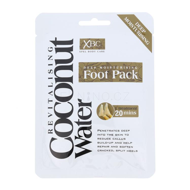 Xpel Coconut Water Deep Moisturising Foot Pack Maska na nohy pro ženy 1 ks