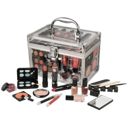 Makeup Trading Transparent Dárková kazeta Complete Makeup Palette poškozená krabička
