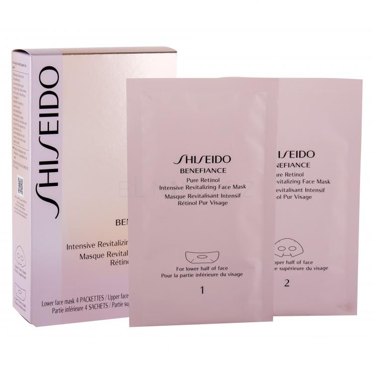 Shiseido Benefiance Pure Retinol Pleťová maska pro ženy 4 ks