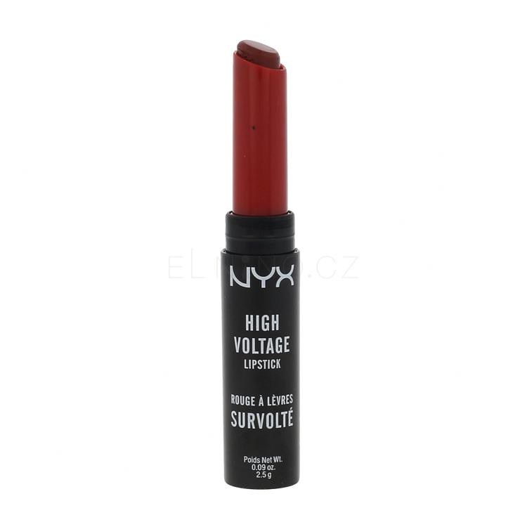 NYX Professional Makeup High Voltage Rtěnka pro ženy 2,5 g Odstín 20 Burlesque