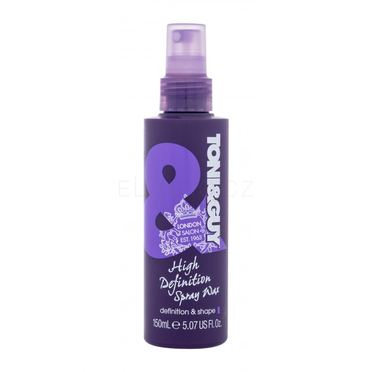 TONI&amp;GUY High Definition Spray Wax Pro definici a tvar vlasů pro ženy 150 ml
