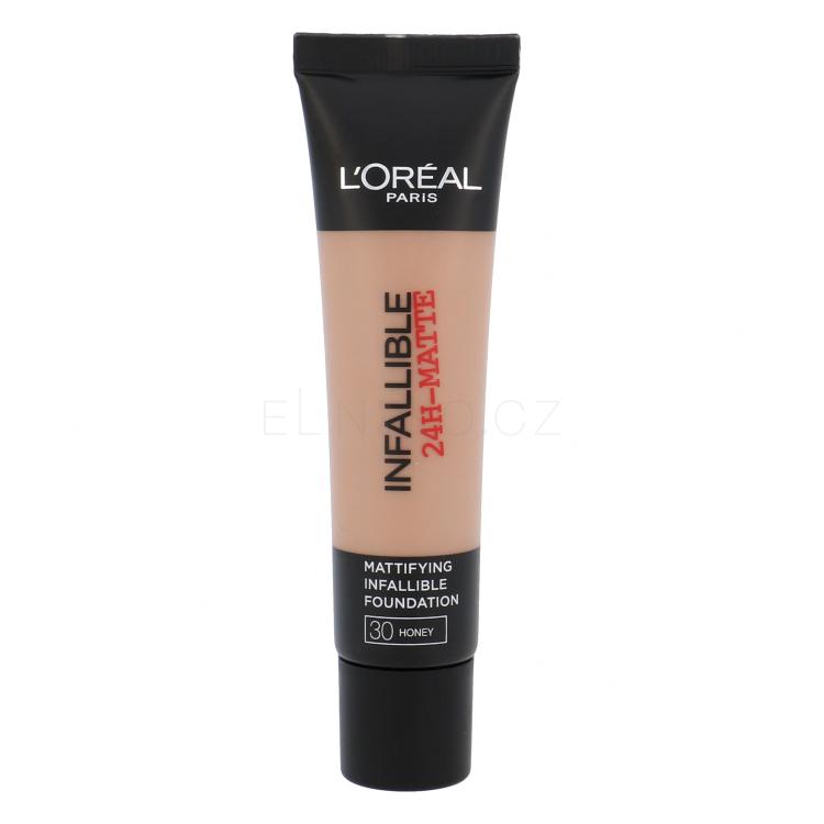 L&#039;Oréal Paris Infaillible 24h-Matte Make-up pro ženy 35 ml Odstín 30 Honey
