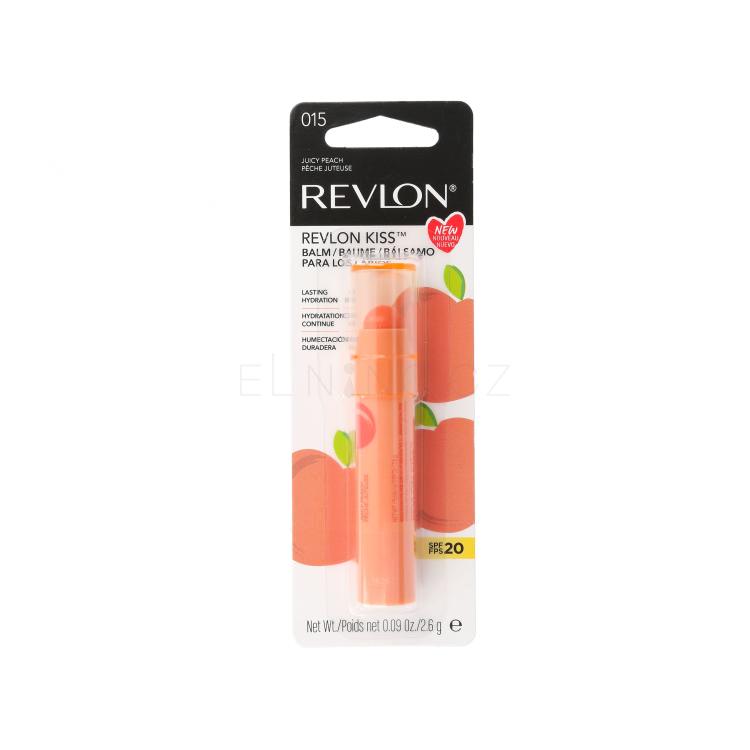 Revlon Revlon Kiss SPF20 Balzám na rty pro ženy 2,6 g Odstín 015 Juicy Peach