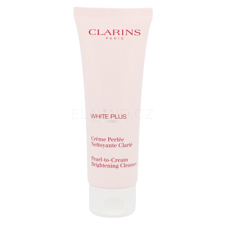Clarins White Plus Pearl-To-Cream Brightening Cleanser Čisticí krém pro ženy 125 ml