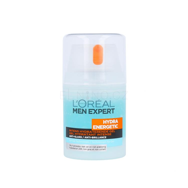 L&#039;Oréal Paris Men Expert Hydra Energetic Quenching Gel Pleťový gel pro muže 50 ml