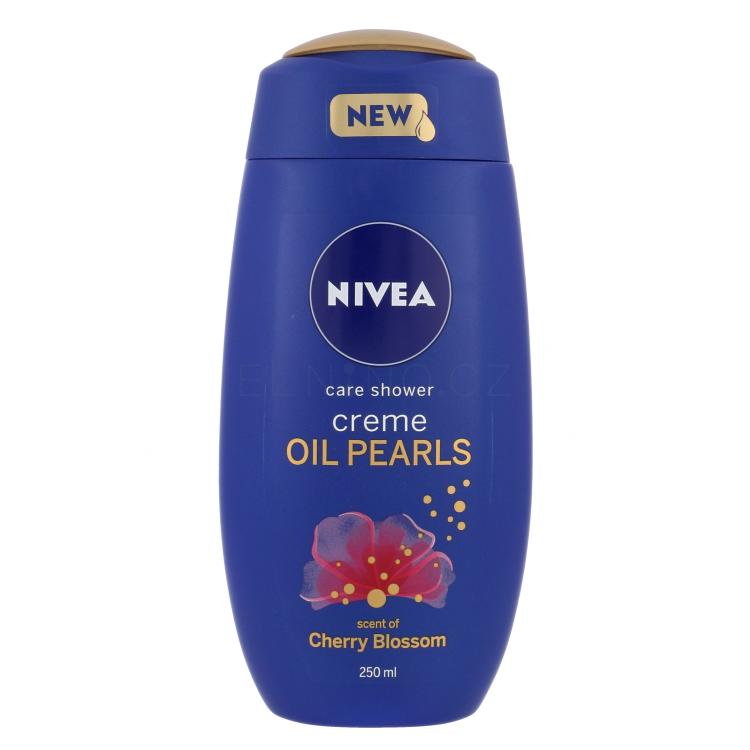 Nivea Creme Oil Pearls Cherry Blossom Sprchový gel pro ženy 250 ml