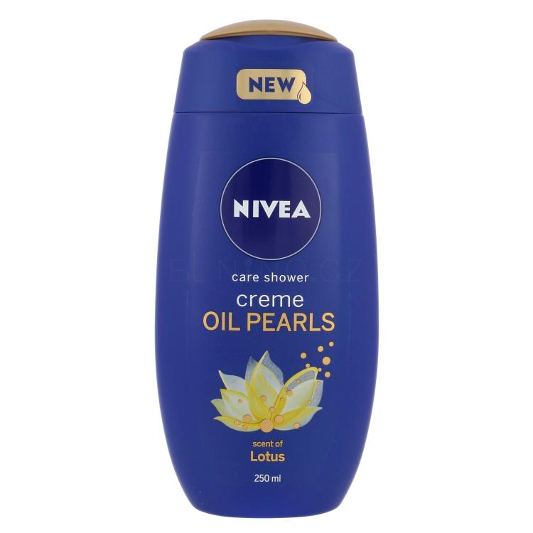Nivea Creme Oil Pearls Lotus Sprchový gel pro ženy 250 ml
